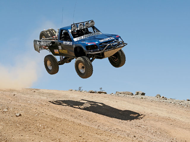 hilux in a desert