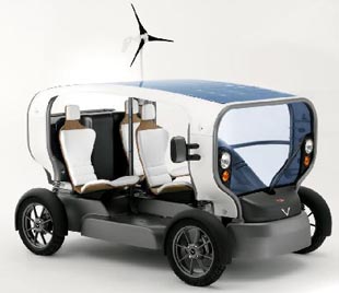 solar and wind driven vehicle